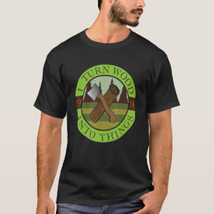 Camiseta Eu Transformo Madeira Em Coisas Que O Woodworker J