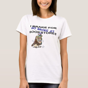 Camiseta Eu travo para o t-shirt da coruja das livrarias