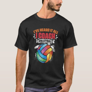 Camiseta Eu treino Jogo de Voleibol Jogo Praia Voleibol P