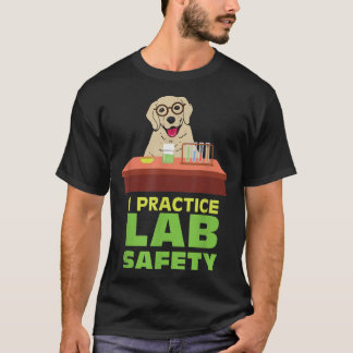 Camiseta Eu treino o laboratório de segurança Engraçada Lab