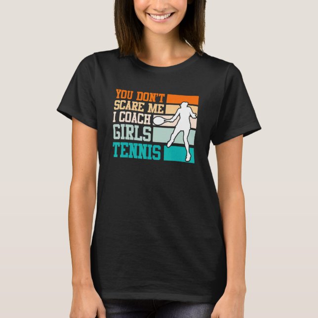 Camiseta Eu treino Tênis Tênis de treinador Tênis Tenn (Frente)