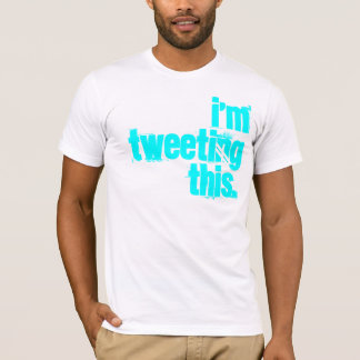 Camiseta eu Tweeting este