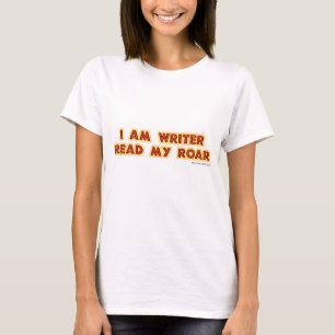 Camiseta Eu um escritor li meu rugido!