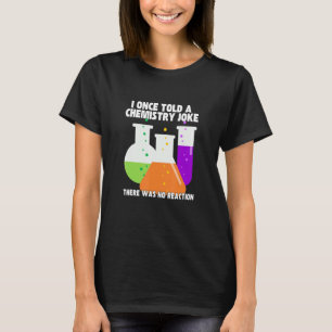 Camiseta Eu Uma Vez Contou Uma Piada De Química Meme Humor