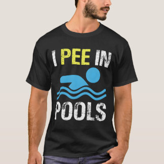 Camiseta Eu Urino Em Piscinas
