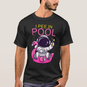 Camiseta Eu Urino em Piscinas Frases Sarcásticas Piscinas A