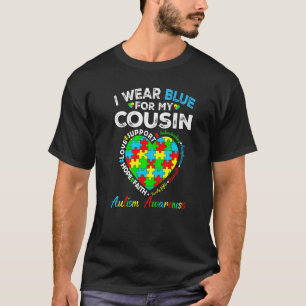 Camiseta Eu Uso Azul Incrível de Conscientização do Autismo
