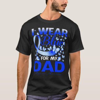 Camiseta Eu Uso Azul Para a Conscientização da Alopecia do