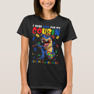 Camiseta Eu Uso Azul Para Minha Família do Primo Roupas Com