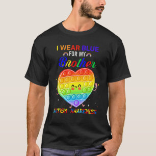 Camiseta Eu Uso Azul Pelo Mês de Conscientização do Autismo