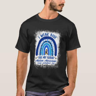 Camiseta Eu Uso Azul Pelo Meu Amigo Conscientização do Aut