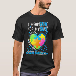 Camiseta Eu Uso Azul Pelo Meu Filho Conscientização do Aut