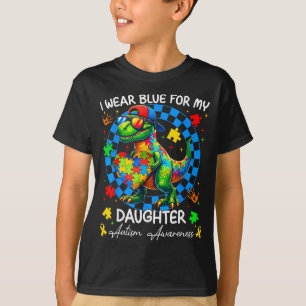 Camiseta Eu Uso Azul Pelo Orgulho Da Minha Filha Conscienti