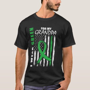 Camiseta Eu Uso Bandeira Verde de Conscientização sobre Doe