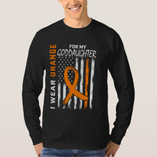 Camiseta Eu Uso Laranja Afilhada Esclerose Múltipla Conscie