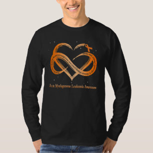 Camiseta Eu Uso Laranja Para a Guerra Contra a Leucemia Mie