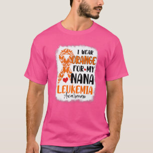 Camiseta Eu Uso Laranja Pelo Mês de Conscientização sobre a