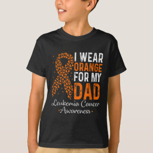 Camiseta Eu Uso Laranja Pelo Meu Pai - Leucemia Câncer Lara