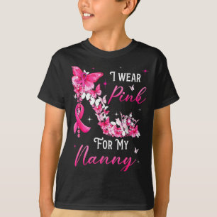 Camiseta Eu Uso Nk Para a Fita de Câncer de Mama da Minha V