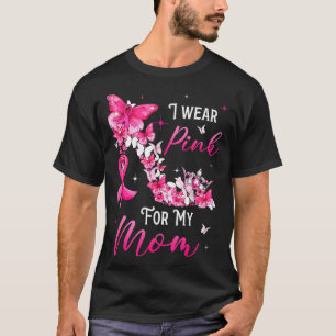 Camiseta Eu Uso Nk Para O Laço Do Câncer De Mama Da Minha M
