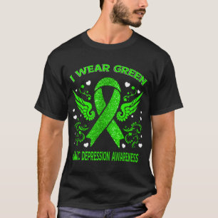Camiseta Eu Uso Para a Conscientização da Depressão Maníaca