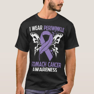 Camiseta Eu Uso Periwinkle Para Conscientização do CÂNCER D