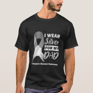 Camiseta Eu Uso Prata Para A Conscientização Do Parkinson D