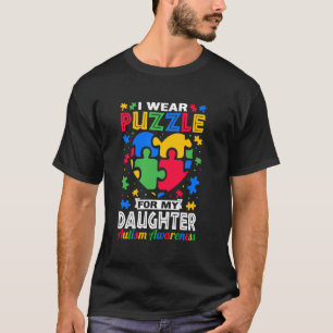 Camiseta Eu Uso Puzzle Para a Consciência do Autismo da Min