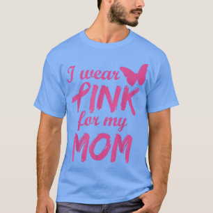 Camiseta Eu Uso Rosa Para a Conscientização do Câncer de Ma