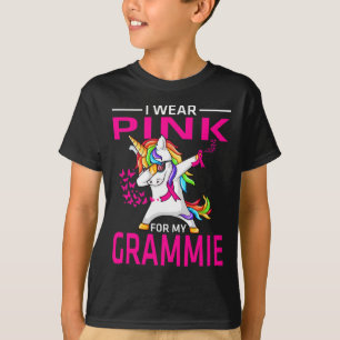 Camiseta Eu Uso Rosa Para a Conscientização do Câncer de Ma
