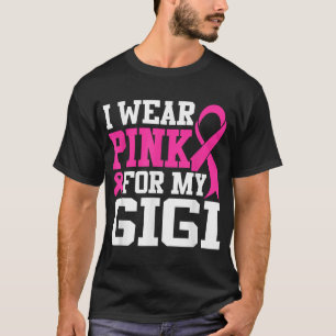 Camiseta Eu Uso Rosa Para a Conscientização do Câncer de Ma