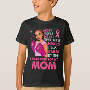 Camiseta Eu Uso Rosa Para a Conscientização do Câncer de Ma
