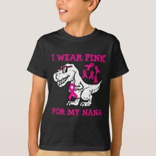 Camiseta Eu Uso Rosa Para a Conscientização do Câncer de Ma