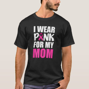 Camiseta Eu Uso Rosa Para a Fita Rosa do Câncer de Mama da 