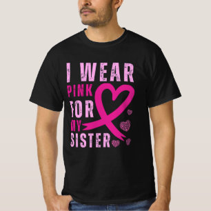 Camiseta Eu Uso Rosa Pela Conscientização do Câncer de Mama