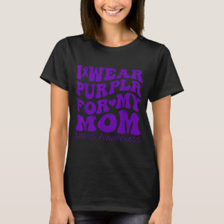 Camiseta Eu Uso Roxo Para a Conscientização do Lúpus da Min