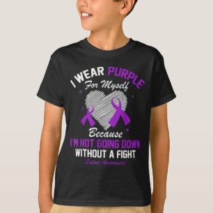 Camiseta Eu Uso Roxo Para Mim Conscientização sobre Lúpus C