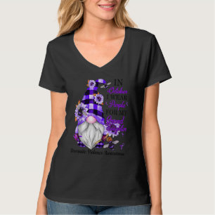 Camiseta Eu Uso Roxo Para Minha Netinha Roxo Violência Domé