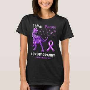 Camiseta Eu Uso Roxo Pela Consciência da Epilepsia da Minha