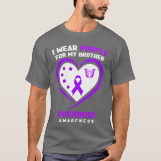 Camiseta Eu Uso Roxo Pelo Meu Irmão Conscientização Sobre O