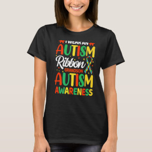 Camiseta Eu Uso Uma Fita Do Autismo Neto Consciência Do Aut