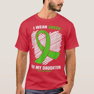 Camiseta Eu Uso Verde Para A Consciencialização Da Escolios