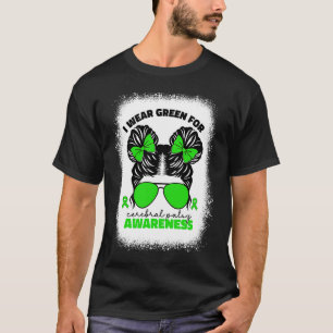 Camiseta Eu Uso Verde Para Paralisia Cerebral Para Crianças