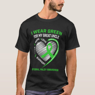 Camiseta Eu Uso Verde Pelo Meu Tio Avô Conscientização da P
