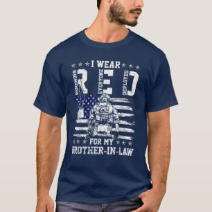 Camiseta Eu Uso Vermelho às Sextas-Feiras pelo Meu Cunhado
