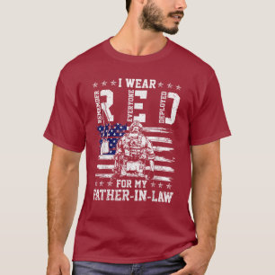 Camiseta Eu Uso Vermelho às Sextas-Feiras pelo Meu Sogro