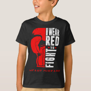 Camiseta Eu Uso Vermelho Para Combater o Dia de Conscientiz