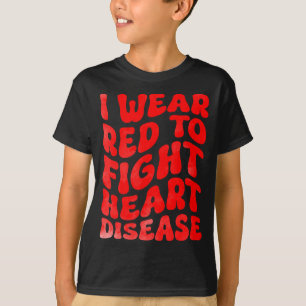 Camiseta Eu Uso Vermelho Para Combater o Mês de Conscientiz