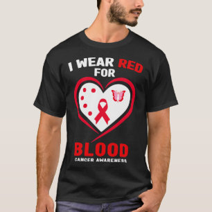 Camiseta Eu Uso Vermelho Para Conscientização do Câncer de