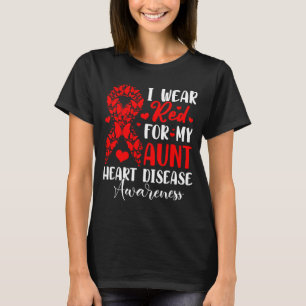 Camiseta Eu Uso Vermelho Pelo Mês de Conscientização da Doe